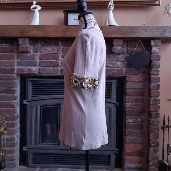 Tory Burch Top Cream with Gem embellishments - Picture 4 of 10